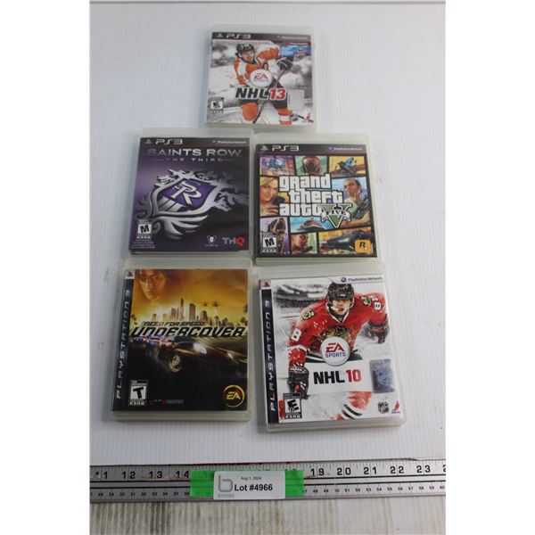 (5) Play Station 3 Games