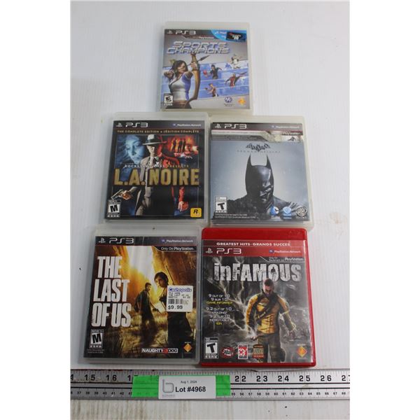 (5) Play Station 3 Games