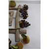 Image 5 : Picture Frame, 18 1/2" x 17 1/4", Assorted Shimmery Fruit - Slight Damage