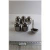 Image 1 : (5) Tea Canisters with Ladle