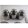 Image 2 : (5) Tea Canisters with Ladle