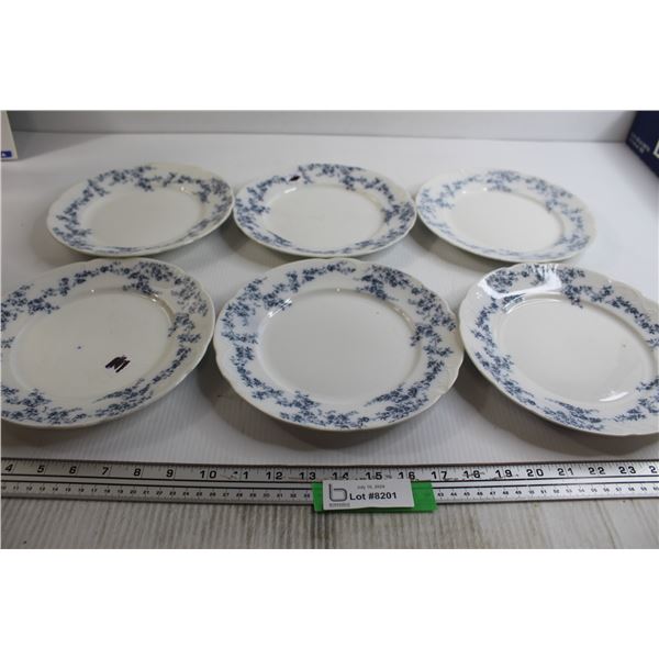(6) Prince Royal Semi Porcelain Plates