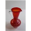 Image 3 : Red Art Glass Vase