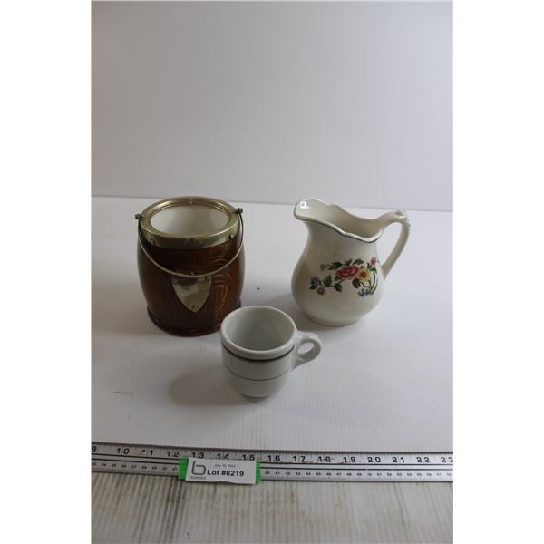Ice Bucket, Pitcher, Mug
