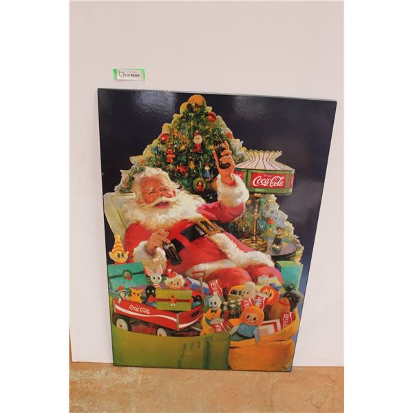 *Coca-Cola Christmas Wall Hanging - 2' x 3'