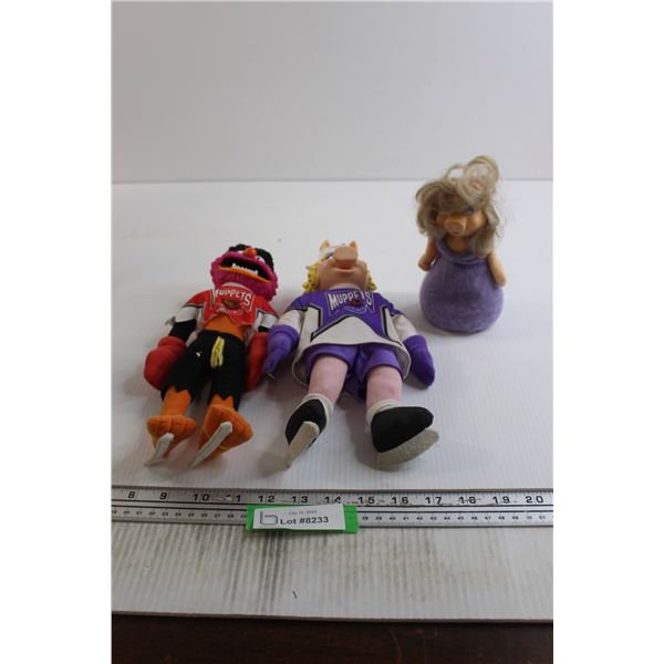 (3) Muppets Figurines/Dolls