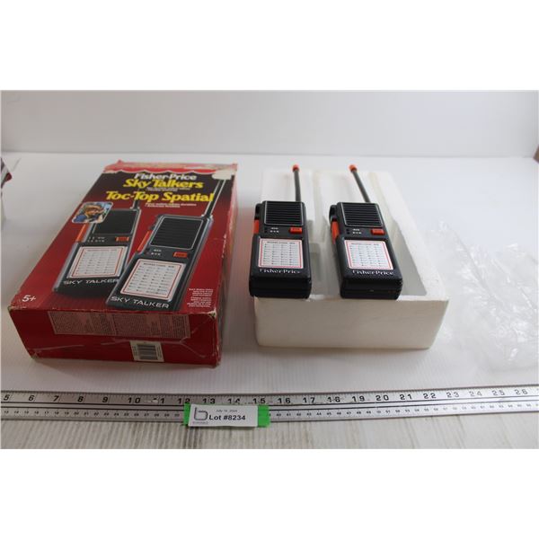 (2) Fisher-Price Sky Talkers Walkie Talkies