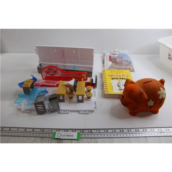 Foodie Mini Brands Food Court - Incomplete, Diary of a Wimpy Kid Book, Misc.