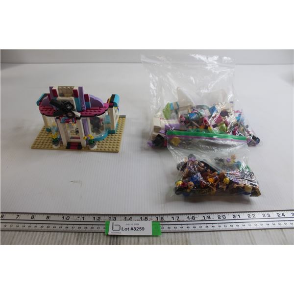 LEGO Hair Cutting Parlor, (2) Bags of LEGO - All Incomplete and As Is