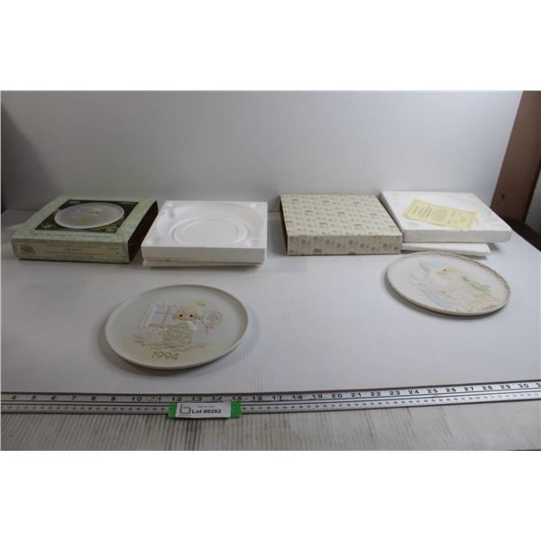(2) Precious Moments Decorative Plates