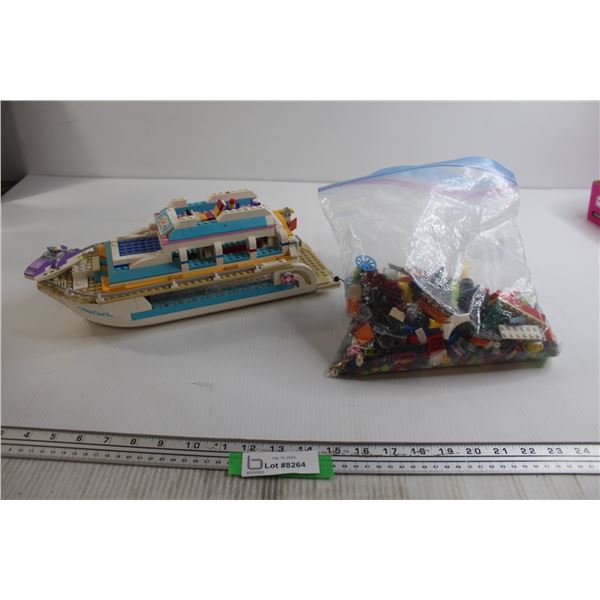LEGO Boat, Bag of LEGO - All Incomplete and As Is