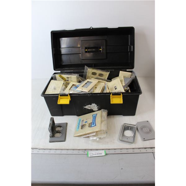 Tool Kit with Assorted Outlet/Light Switch Covers Hardware