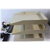 Image 4 : (2) Air Nailers, 3-Teir Tool Shelf - 10 1/2" x 14 1/4" x 11" H