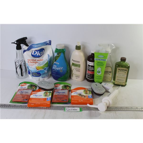 Clip-on Off Products - Sol-U-Guard Disinfectant - Peroxide 3% - Hand Soap - Laundry Solution