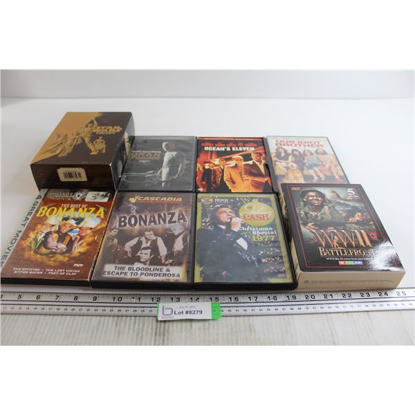 (8) DVDs - Star Wars Trilogy, Bonanza