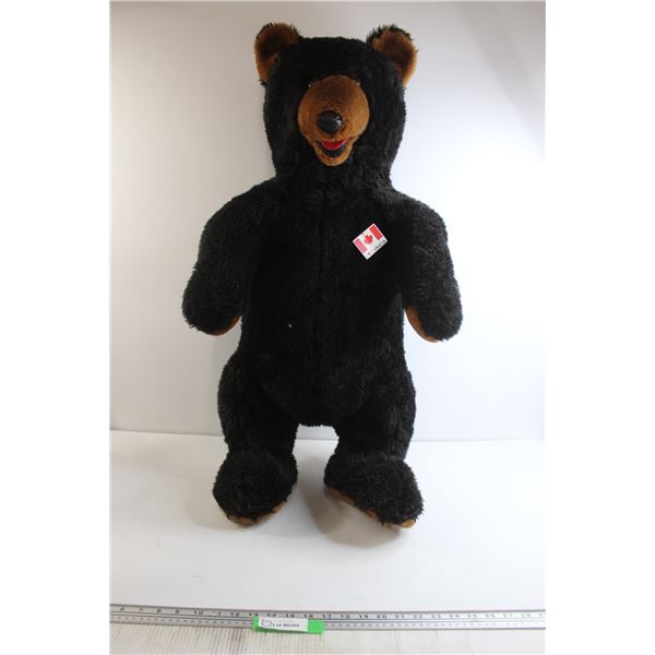 Black Bear Plush - 38" x 20"