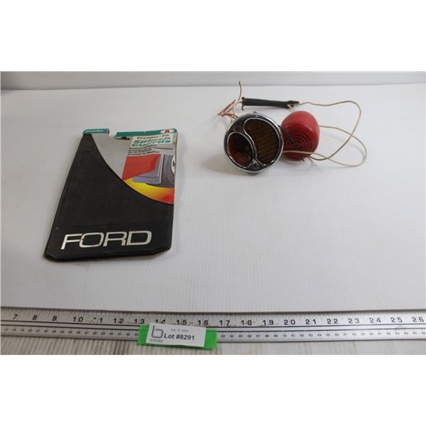 Automotive Tail Light and Horn, Ford Splash Guards