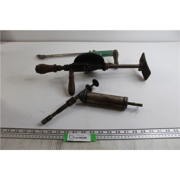 Grease Gun, Breast Drill, Misc. Tool
