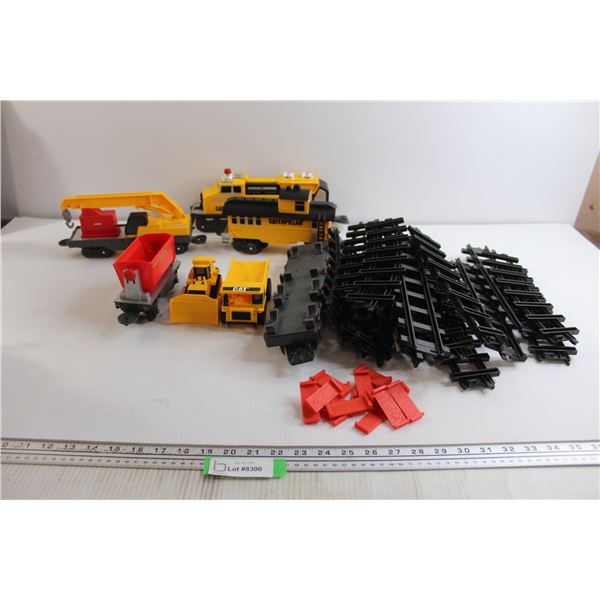 Assorted Caterpillar Train Parts and Tracks