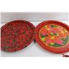 Image 2 : (2) Christmas Poinsettia Plates, Coca-Cola Trading Cards, Misc.