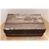 Image 1 : *Vintage Shipping Trunk - 21" x 36" x 13"H, Has Tray, Some Damage