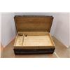 Image 2 : *Vintage Shipping Trunk - 21" x 36" x 13"H, Has Tray, Some Damage