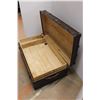 Image 4 : *Vintage Shipping Trunk - 21" x 36" x 13"H, Has Tray, Some Damage