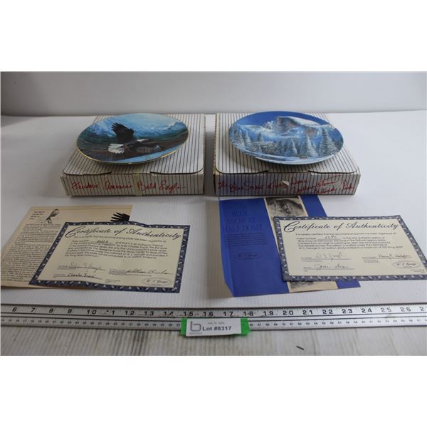 (2) Decorative Plates