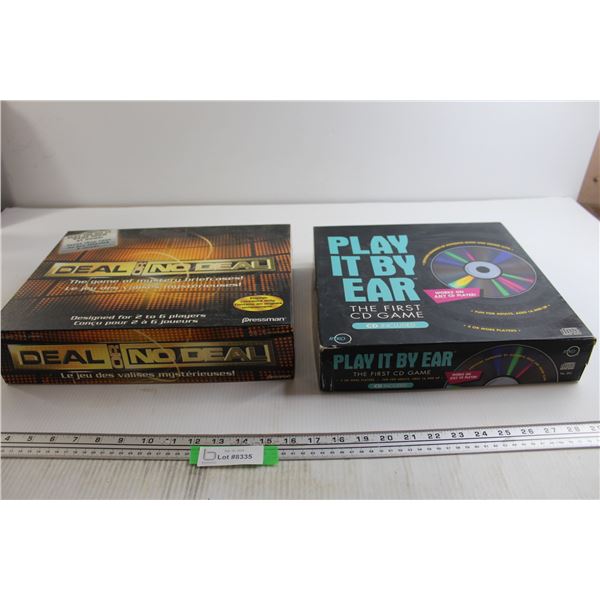 (2) Games - Deal or No Deal, Play It By Ear - Both As Is