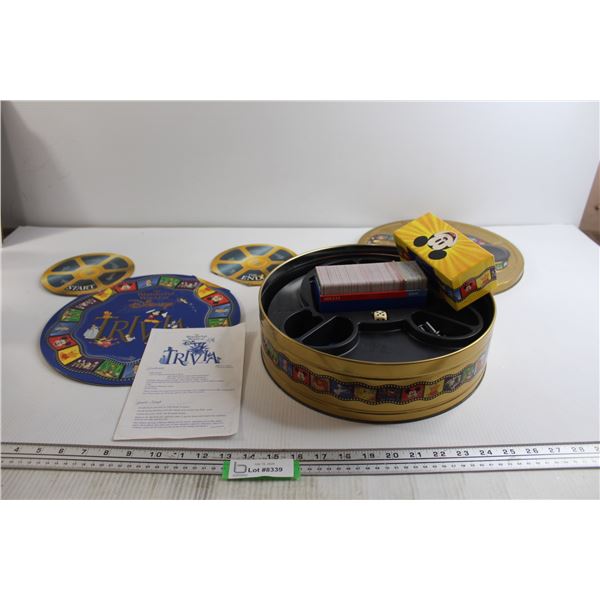The Wonderful World of Disney Trivia Game - Board is Torn, As Is