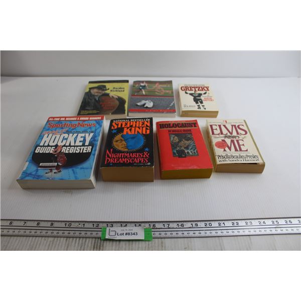 (7) Books - Wayne Gretzky, Elvis and Me