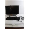 Image 1 : Dell Monitor with Keyboard
