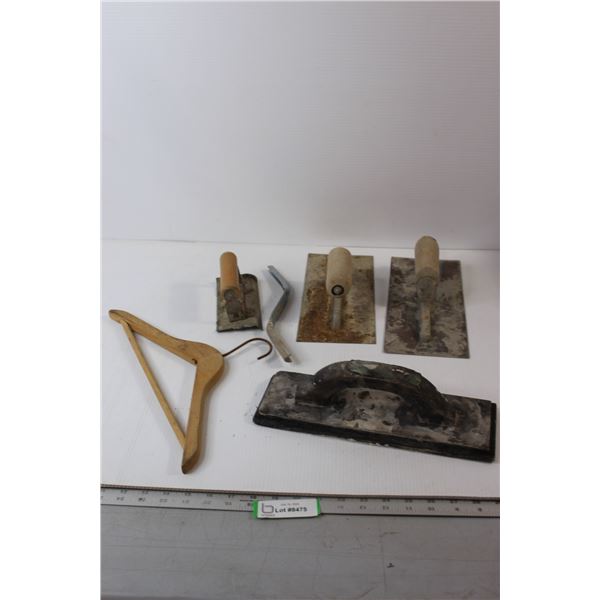 Concrete & Grout Tools, Wooden Hanger