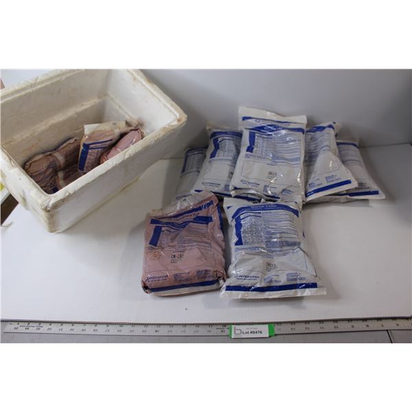 Bags of Interstar Mortar Colour, Styrofoam Container