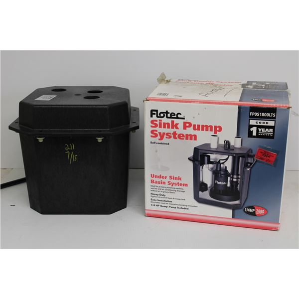 *Sink Pump System
