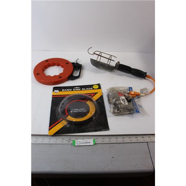 Vehicle Work Light, Band Saw Blade, Clamps