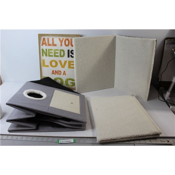 All you Need is Love and a Dog Sign - 16" x 12", Cat/Small Animal Play House