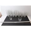 Image 1 : (12) Tall Glasses, (12) Small Glasses