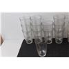 Image 2 : (12) Tall Glasses, (12) Small Glasses