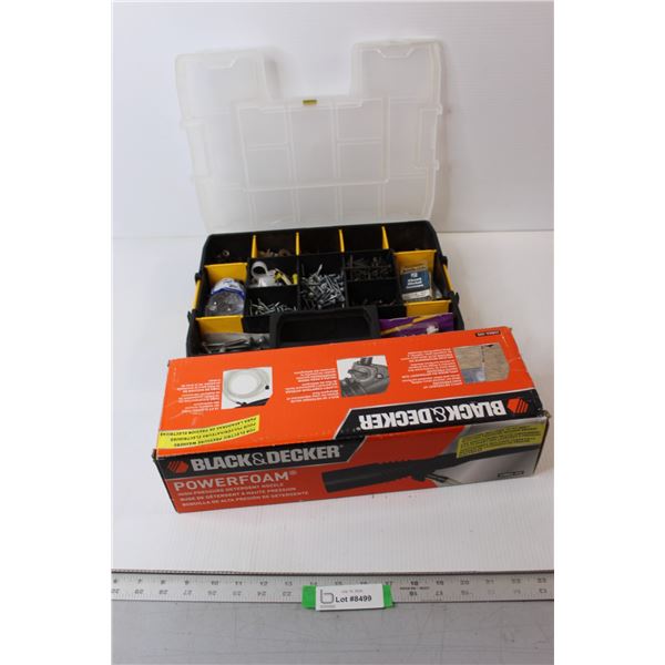 Assorted Screws/Nuts/Bolts, Black & Decker Power Foam Pressure Nozzle - NIB