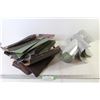 Image 1 : (2) Metal Duct Pieces - Assortment of Sand Paper
