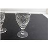Image 2 : (4) Crystal Glasses, Glass Vase