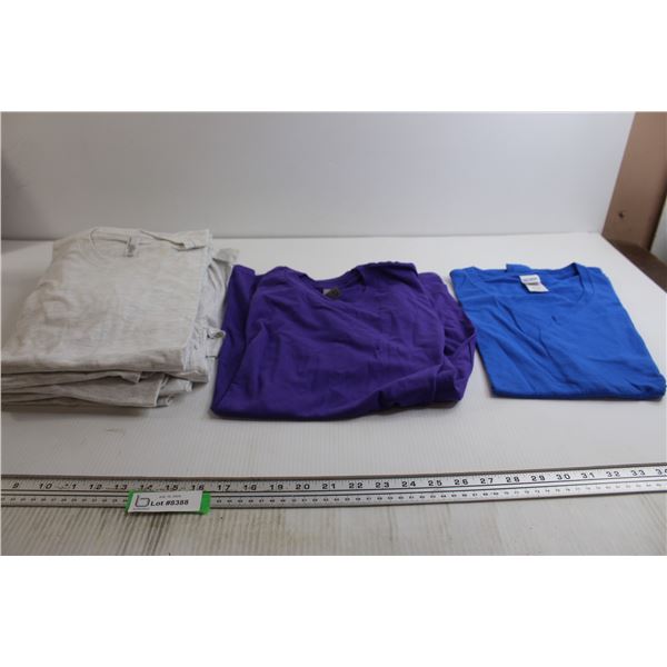 (10) Assorted Shirts - (9) S, (1) L