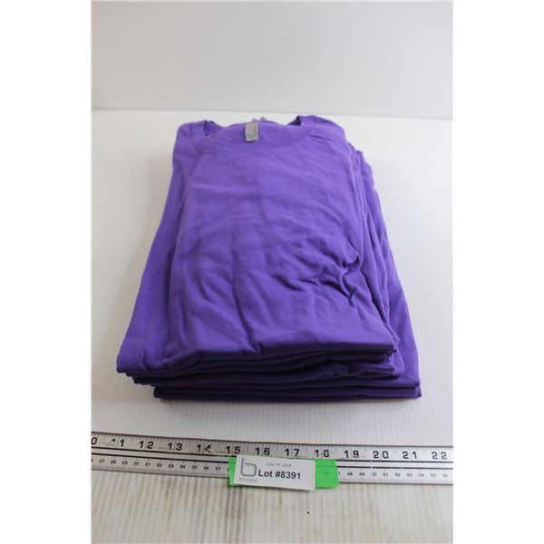 (8) Next Level Purple Shirts - XXL