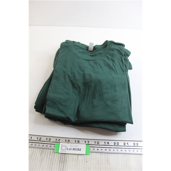 (8) Next Level Green Shirts - S