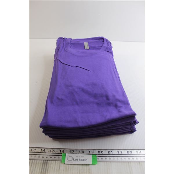 (8) Next Level Purple Shirts - 3XL