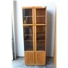 Image 1 : ** Lighted Wall Unit w/ Two Drawers - 18"deep x 76" Tall x 29" Wide