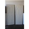 Image 1 : ** (2) Moulded Panel Doors - 30" x 80" x 1 3/8" - New