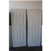 Image 3 : ** (2) Moulded Panel Doors - 30" x 80" x 1 3/8" - New