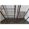 Image 2 : ** (2) Metal Wire Display Racks - 11" x 17" x 56"High
